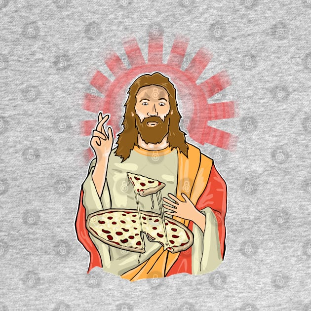 Pizza Jesus by Rosebear